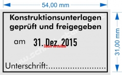 5460 Trodat Konstruktionsunterlagen geprüft freigegeben