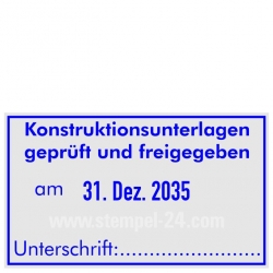 5460 Trodat Konstruktionsunterlagen geprüft freigegeben