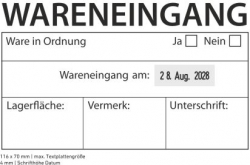 54120R Datumstempel mit Datum Rechts und individueller Stempelplatte