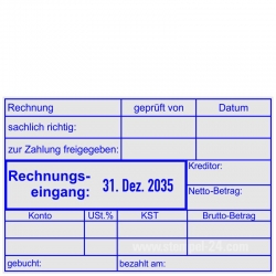 54110 Trodat Rechnungseingang Zahlung geprüft