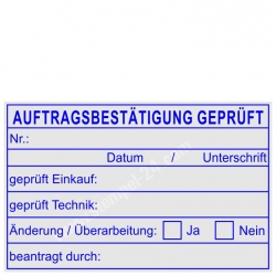 5274 Trodat Professional Auftragsbestätigung geprüft