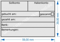 Rechnungsstempel Sollkonto Habenkonto Gescannt 5274