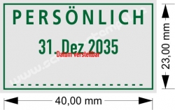 Stempel Persönlich • 5430