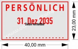 Stempel Persönlich • 5430