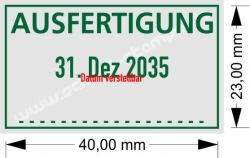 5430 Trodat Professional  Ausfertigung