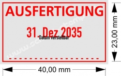 5430 Trodat Professional  Ausfertigung