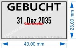 5430 Trodat Professional  Gebucht