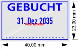 5430 Trodat Professional  Gebucht