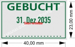 5430 Trodat Professional  Gebucht