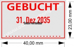 5430 Trodat Professional  Gebucht