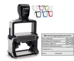 5208 Stempel Trodat Professional Wareneingangskontrolle Mindesthaltbarkeitsdatum