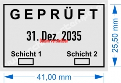 5440 Trodat Professional  Geprüft 2 Schichten