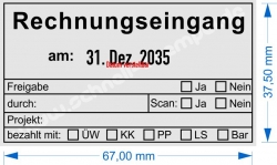 5480 Trodat Rechnungseingang am bezahlt