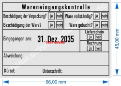 5480 Trodat Professional Wareneingangskontrolle Abweichung Ware gebucht