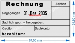 5480 Trodat Rechnung bezahlt am