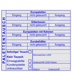 5212 Trodat Professional Palettentausch - Europalette - Gitterbox - Eurobehälter - Europaletten mit Rahmen