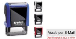 4910 Stempel Trodat Vorab per E-Mail