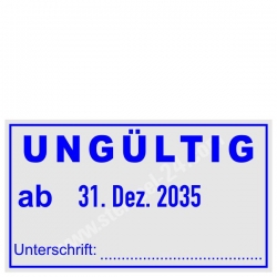 5440 Trodat Professional  ungültig ab Unterschrift