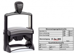 Stempel Wareneingangskontrolle Identprüfung • Trodat Professional 54110 •