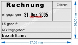 5480 Trodat Professional Rechnung bezahlt Lieferschein geprüft