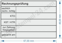 5208 Trodat Professional Kontierungsstempel Rechnungsprüfung Konto Kostenstelle Kostenträger