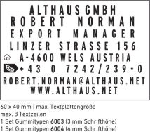 4927 Trodat Printy Typomatic Text zum selber stecken mit max. 5 Textzeilen