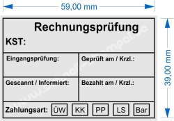 4927 Stempel Rechnungsprüfung Zahlart