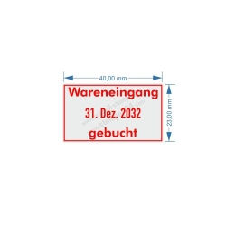 5430 Trodat Professional Wareneingang Gebucht