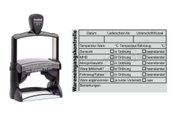 Stempel Wareneingangskontrolle Mindesthaltbarkeitsdatum Temperatur 5211