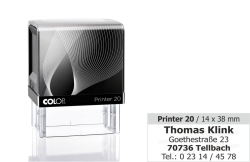 Colop Printer 20 (38x14 mm | 4 Zeilen)