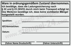 Ladungssicherung nach § 22 und § 23 (StVO) • 5211