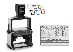 Prüferstempel für Qualitätskontrolle & Sichtprüfung | Stempel für Fertigungsprüfung & Produktionskontrolle | 5208