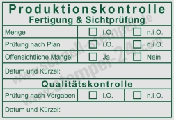 Prüferstempel für Qualitätskontrolle & Sichtprüfung | Stempel für Fertigungsprüfung & Produktionskontrolle | 5208