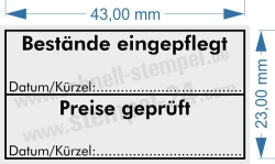 Selbstfärbestempel Bestände Preise Geprüft | COLOP Printer 40