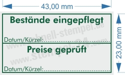 Selbstfärbestempel Bestände Preise Geprüft | COLOP Printer 40