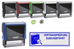 Stempel Vertragsprüfung Durchgeführt • 4915