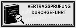Stempel Vertragsprüfung Durchgeführt • 4915