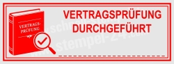 Stempel Vertragsprüfung Durchgeführt • 4915