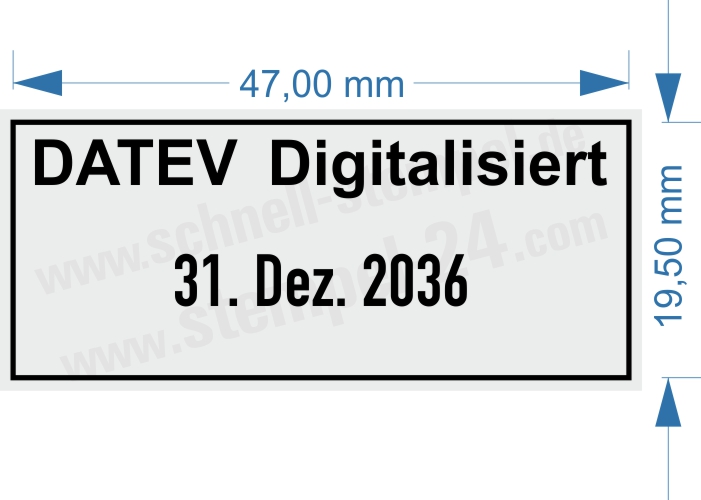 Stempel Datev Digitalisiert