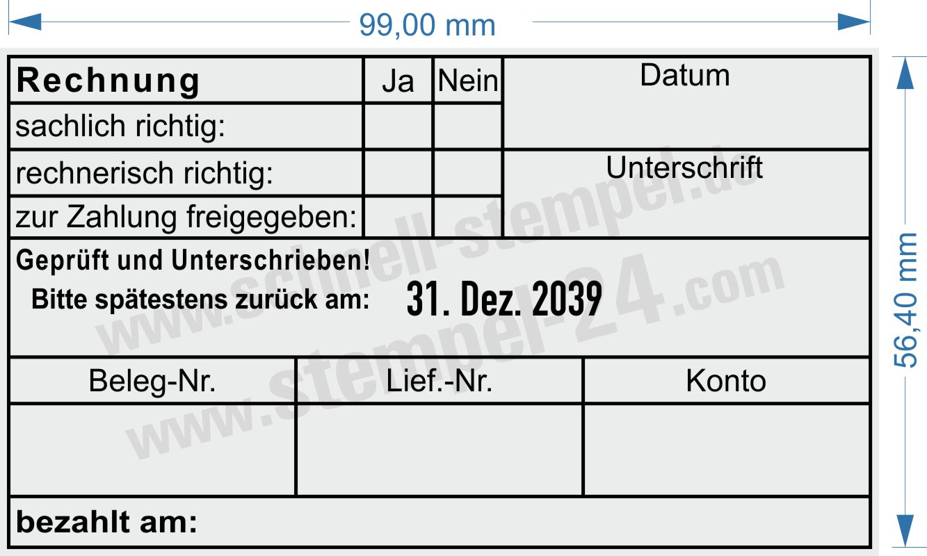 Muster Buchungsstempel Rechnung Geprüft Unterschrieben Muster Buchungsstempel Rechnung Geprüft Unterschrieben