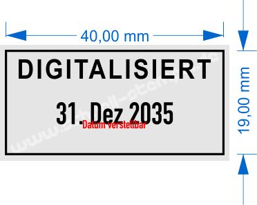 Stempel Digitalisiert