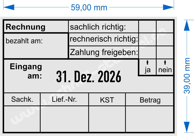 Muster Buchungsstempel Rechnung Sachlich Richtig Bezahlt Am Rechnerisch Richtig Zahlung Freigegeben