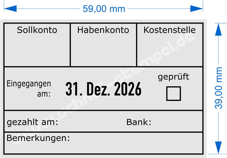 Muster Buchungsstempel Rechnung Sollkonto Habenkonto Kostenstelle Geprüft Gezahlt Am Bank