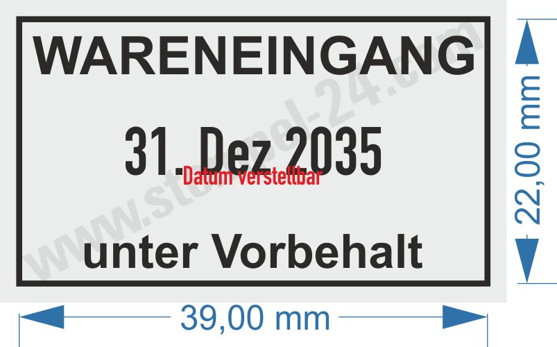 Wareneingang unter Vorbehalt